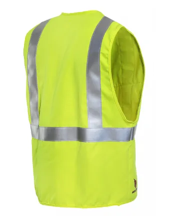 National Safety Apparel NSA V21TV2Z Drifire FR Hi-Vis Twill Deluxe Class 2 Vest