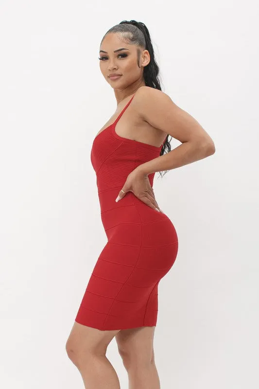 Nicki Bandage Dress (Red)