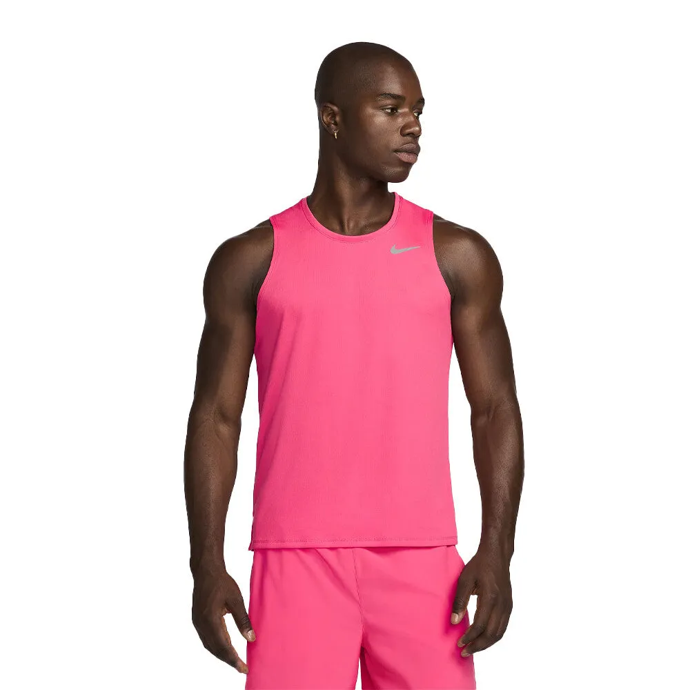 Nike Uv Miler Running Vest - Pink