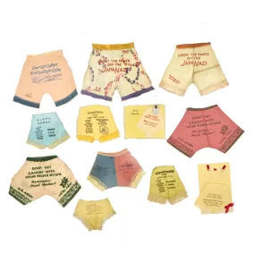 Original Collection of WWII U.S. Pearl Harbor Commemorative Miniature Ladies Underwear