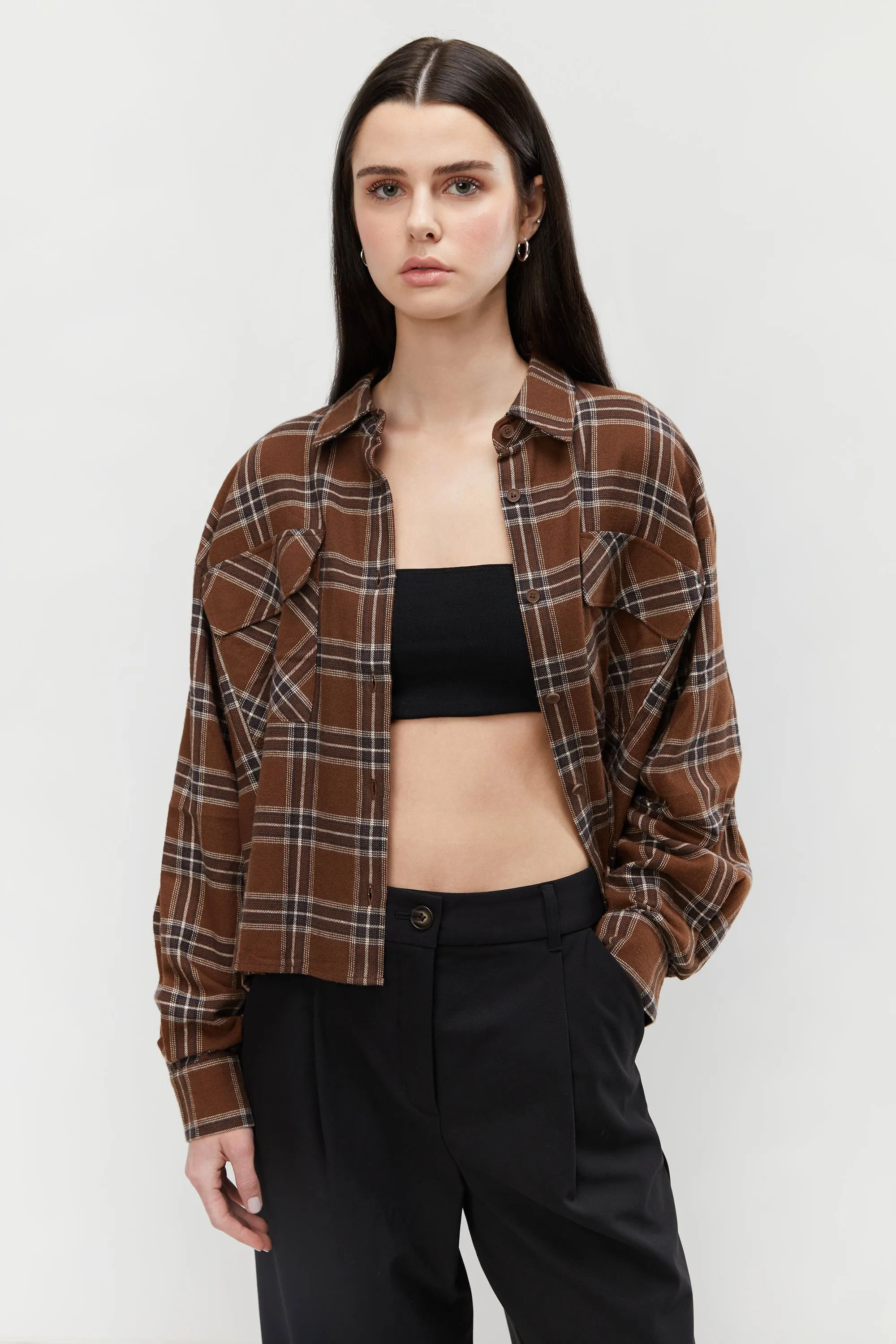 OVERSIZED PLAID SHIRT