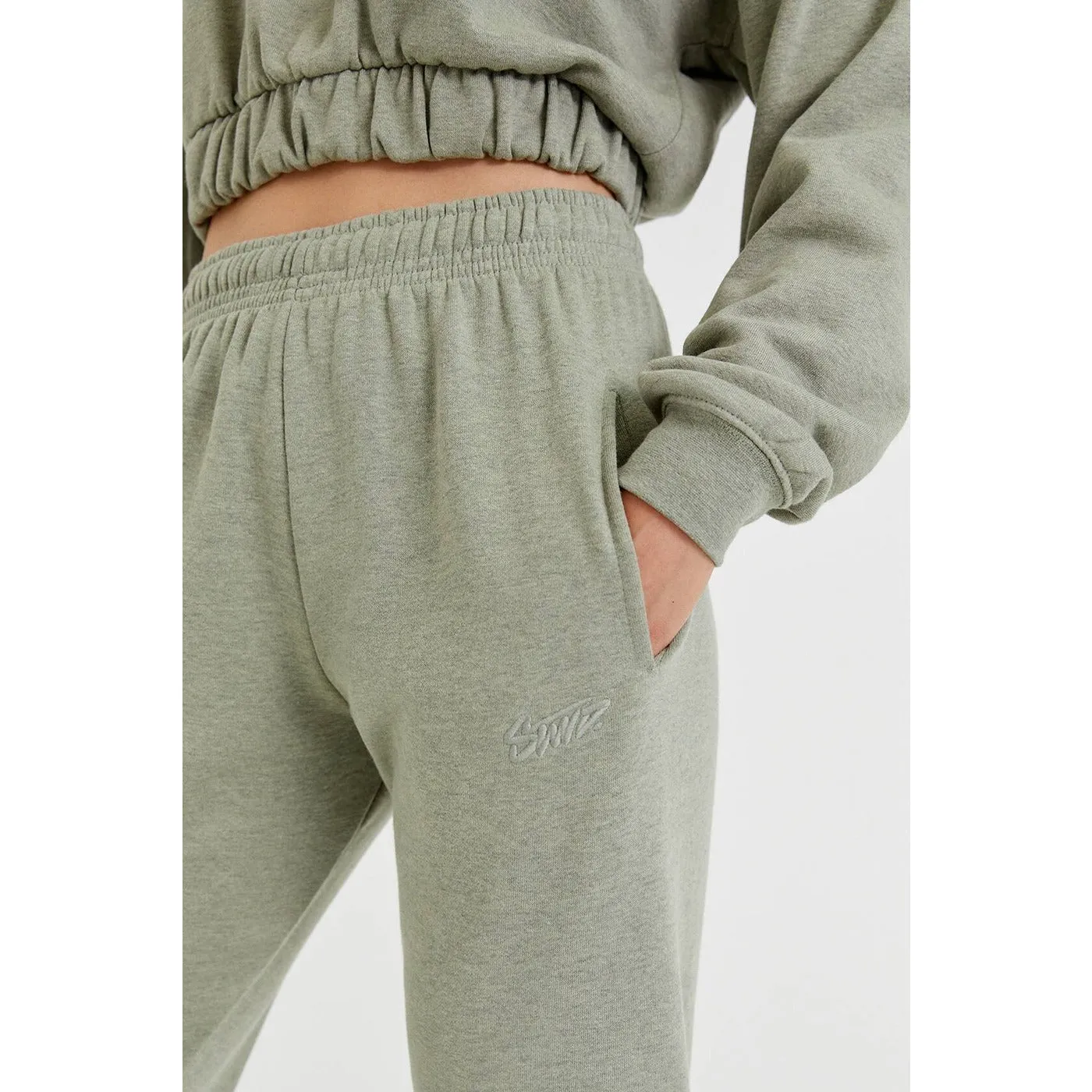 PB Embroidered STWD Green sweatpants