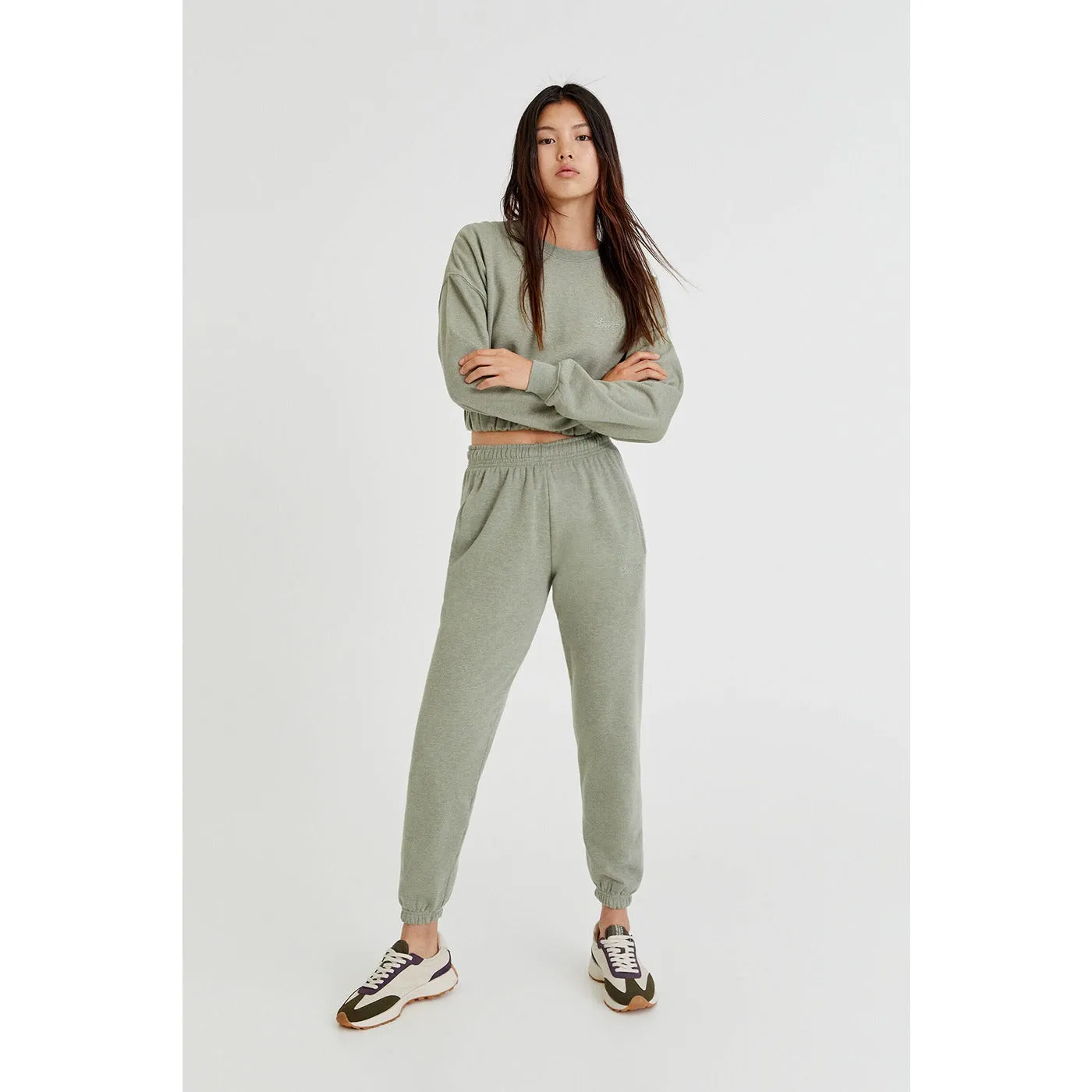 PB Embroidered STWD Green sweatpants