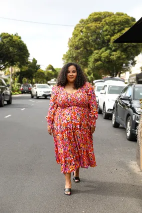 Phoenix Dress - Pink Floral