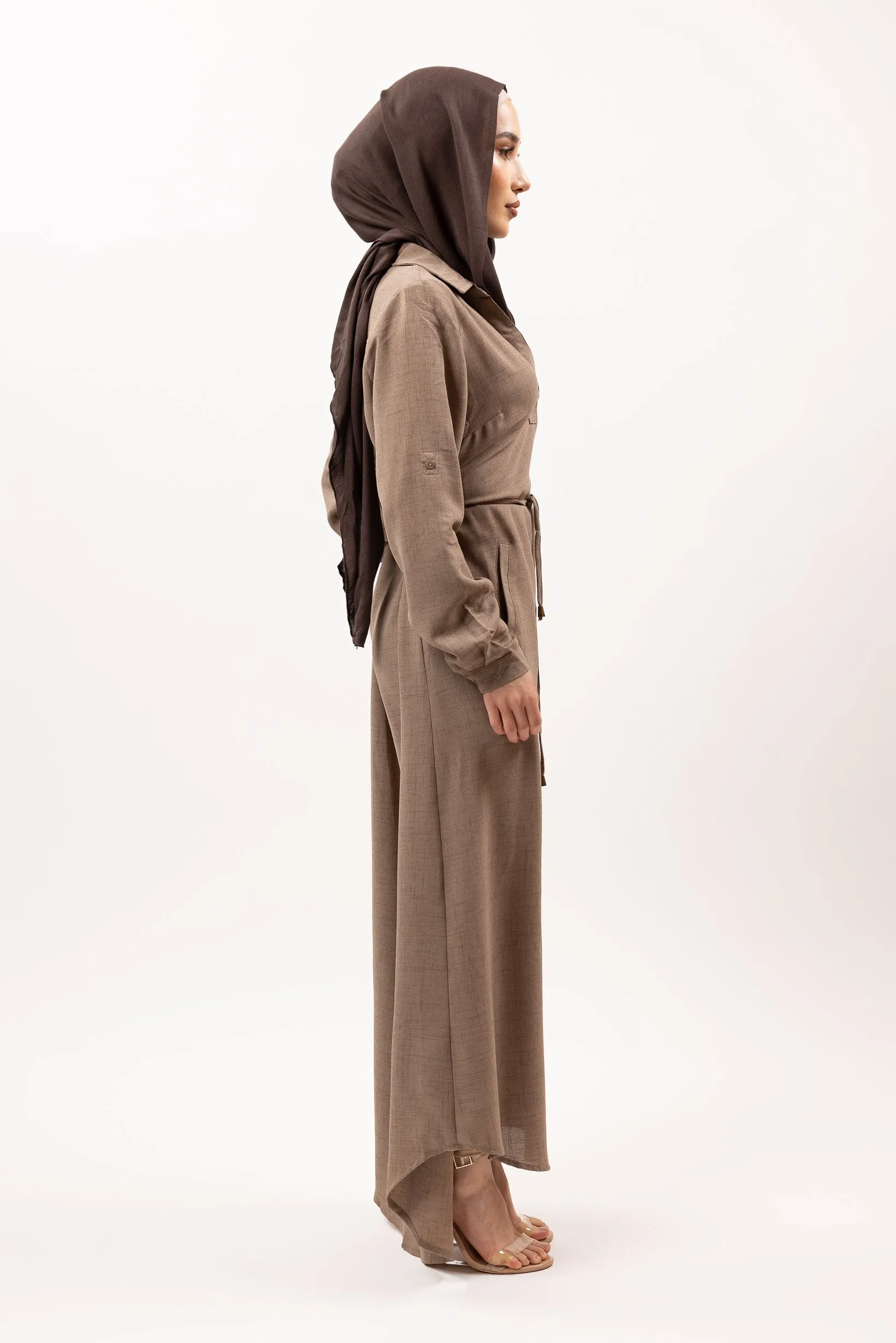 Plain Long Loop Dress