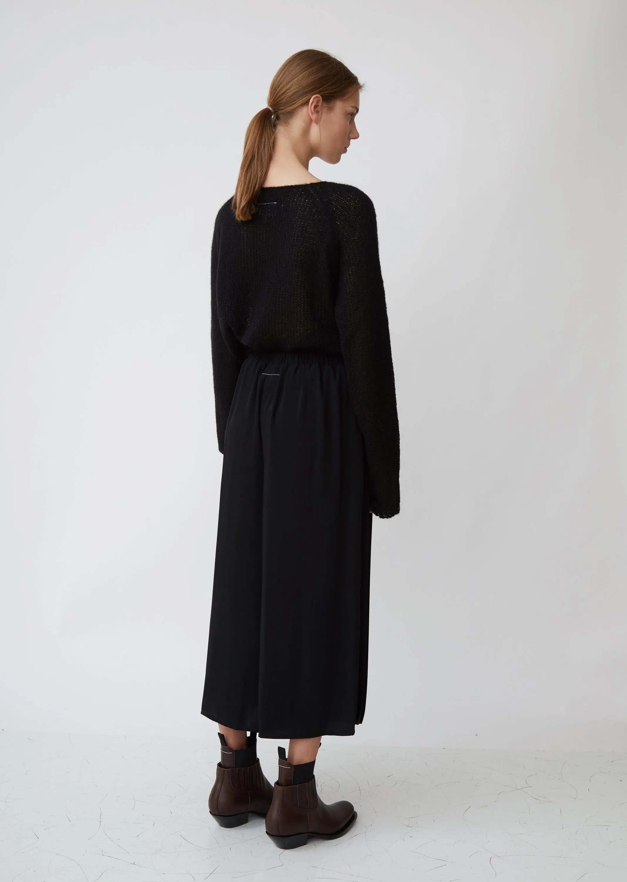 Pleated Wide Leg Pants