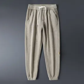 Plus Velvet Straight Corduroy Casual Thickened Height Enhancing Comfortable Sweatpant