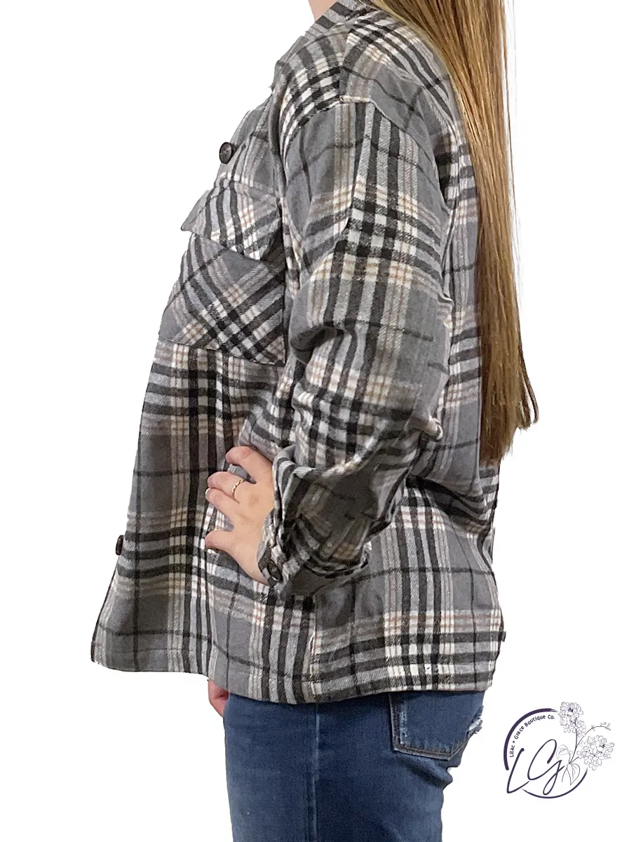 Precious Plaid Shacket