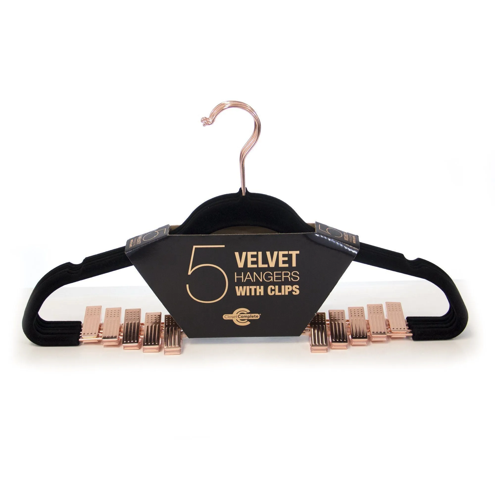 Premium Heavyweight 90g Velvet Hangers with Clips