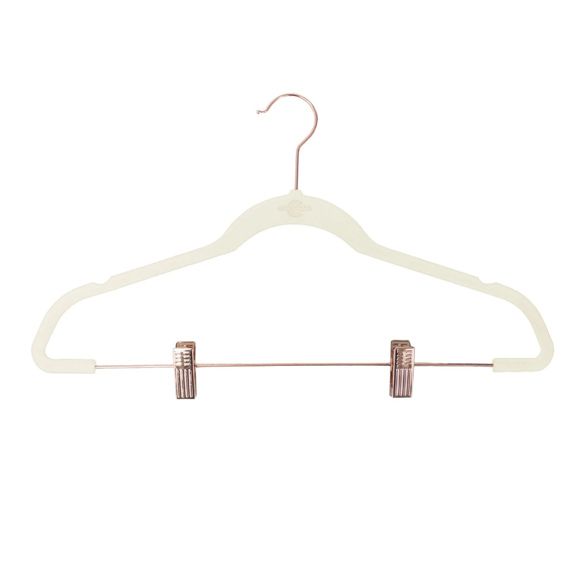 Premium Heavyweight 90g Velvet Hangers with Clips