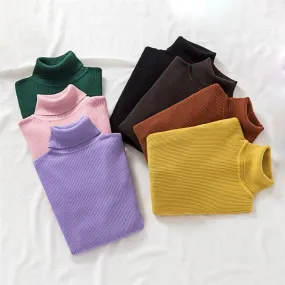 Pullovers Women Turtleneck Sweaters Fashion Spring Long Sleeve Female Jumper Autumn Korean Basic Top Soft Knitted Sweater