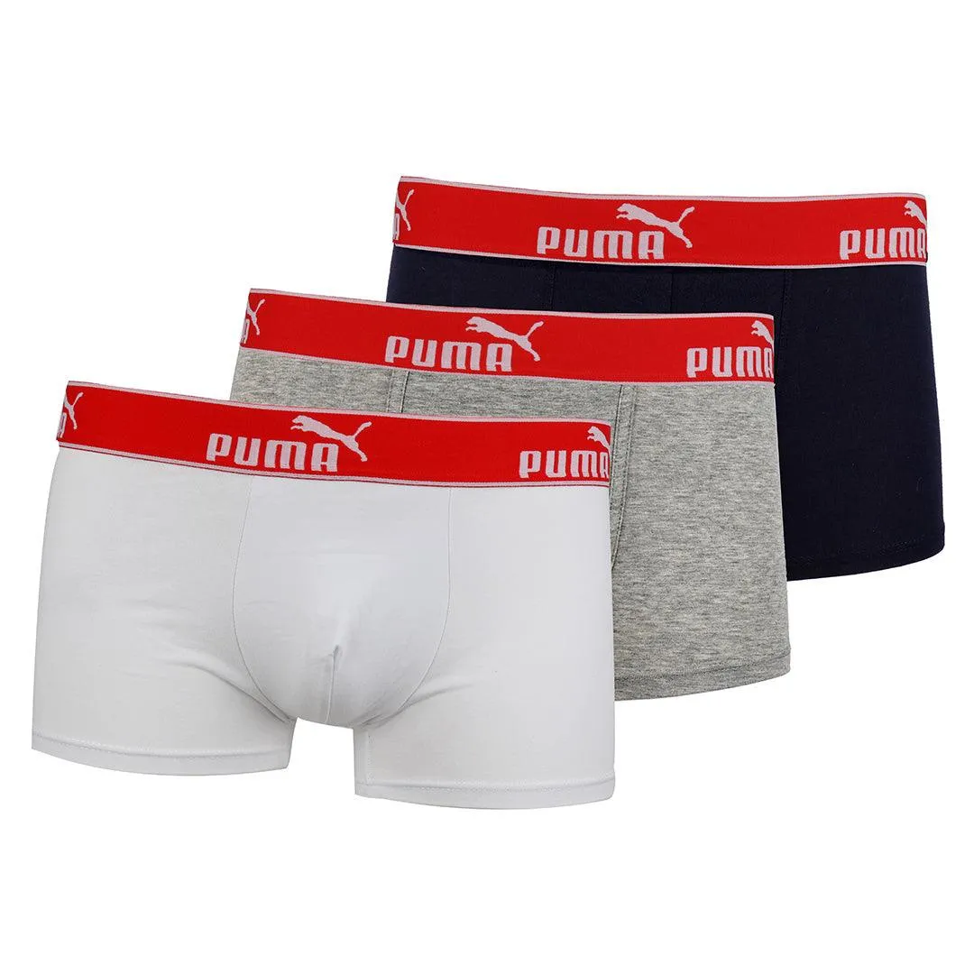 Puma Men's 3 In 1 Pack Cotton Boxer