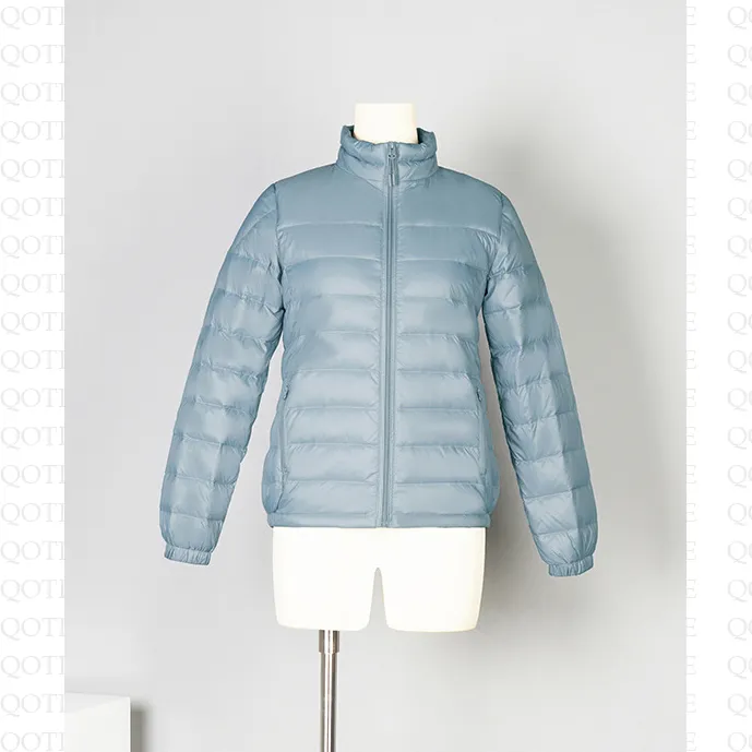 Quilted Cropped Lightweight Down Jacket