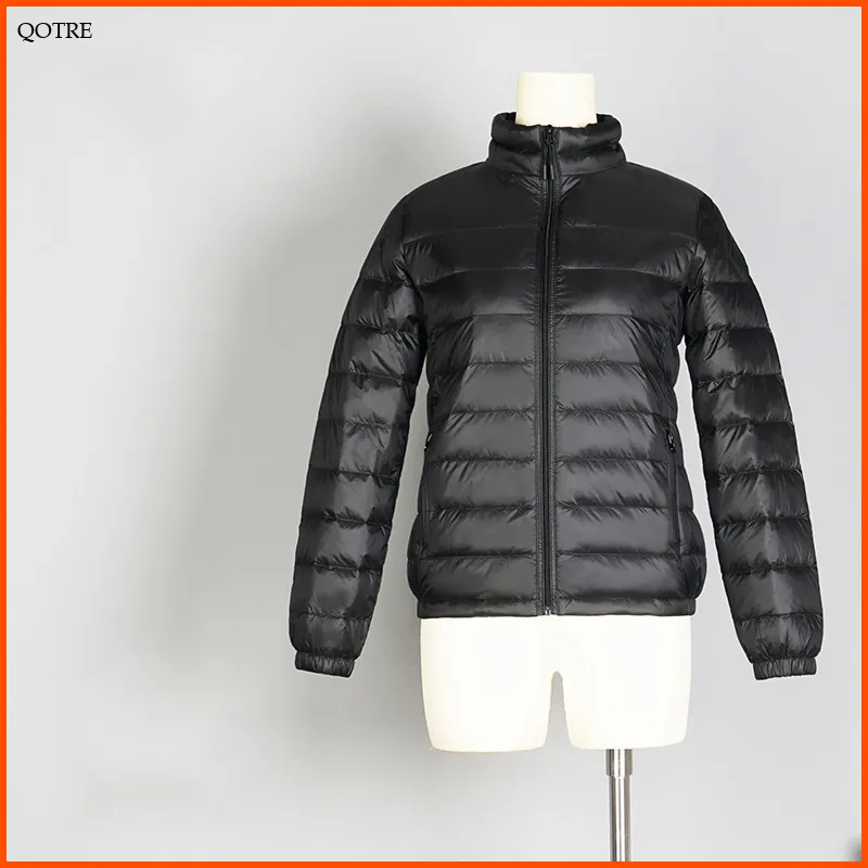 Quilted Cropped Lightweight Down Jacket