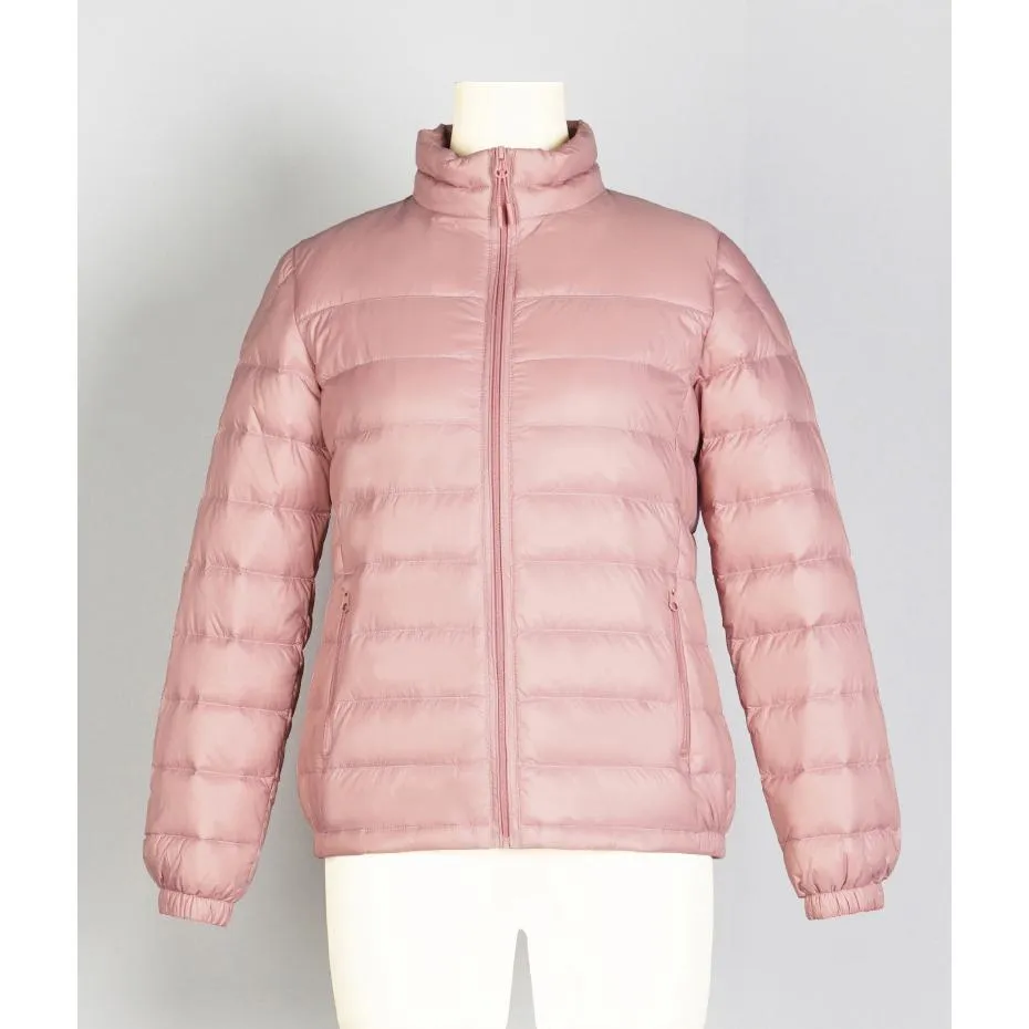 Quilted Cropped Lightweight Down Jacket