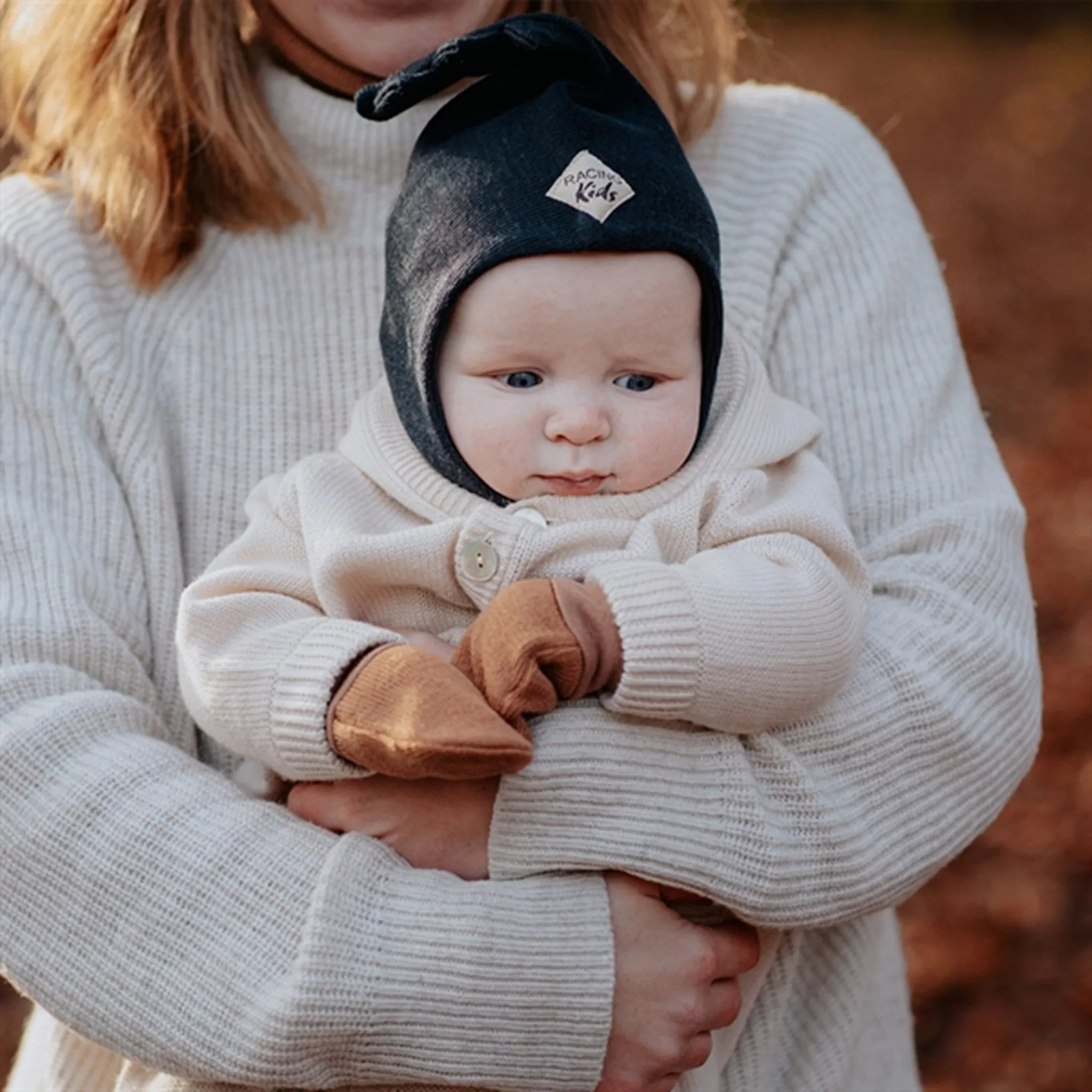 Racing Kids Dino Balaclava Wool/Cotton Black