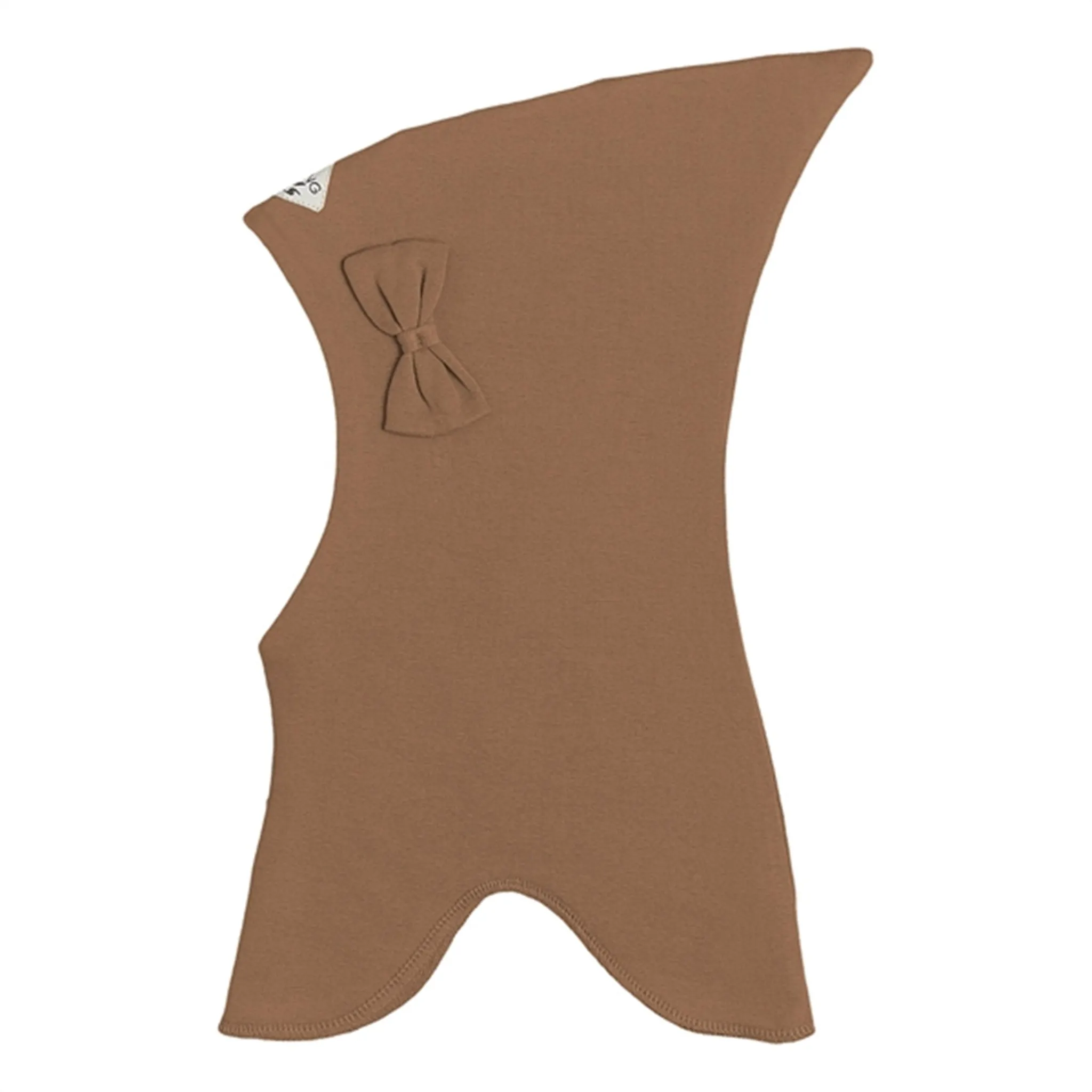 Racing Kids Top Balaclava w. Bow 2-layer Hazelnut