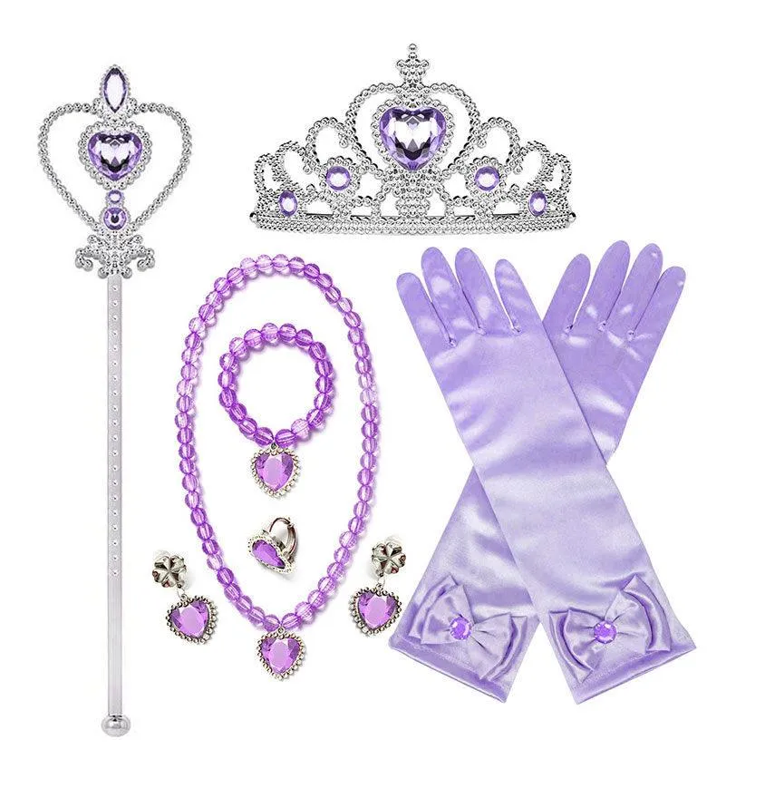 Rapunzel costume comes with corresponding accessories