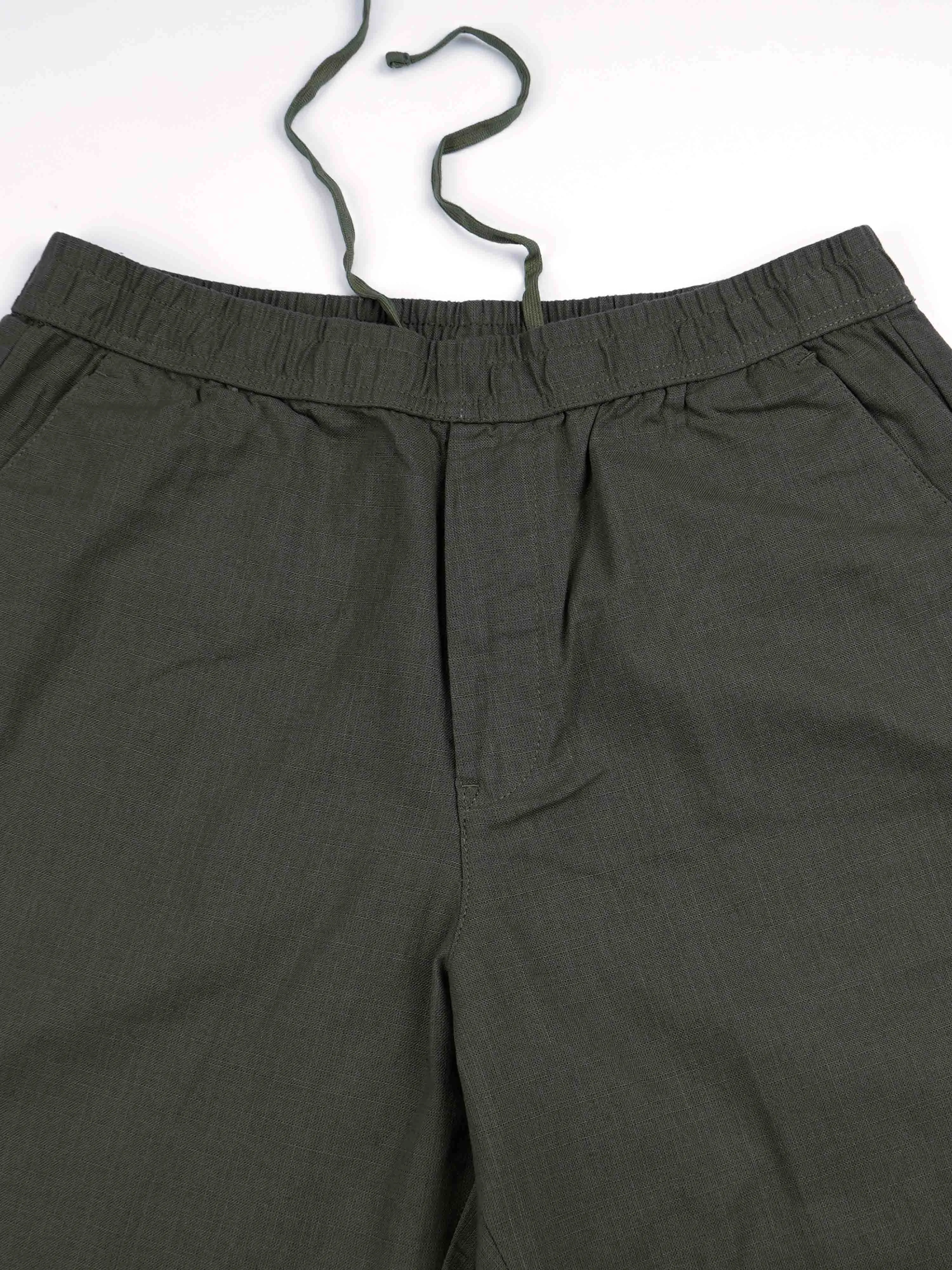 Raw Slub Relaxed Olive Flexiwaist Pants