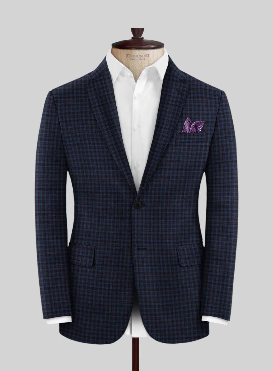 Reda Sarmen Checks Wool Suit