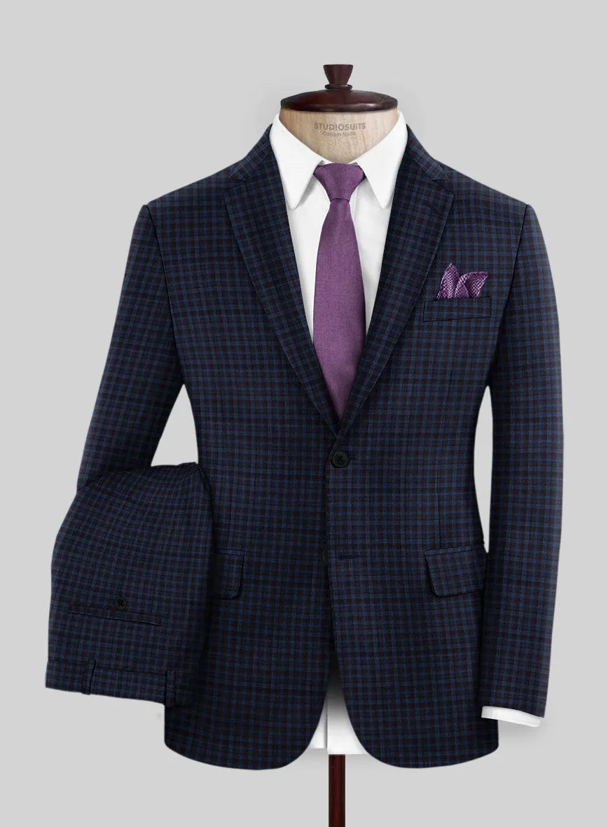 Reda Sarmen Checks Wool Suit