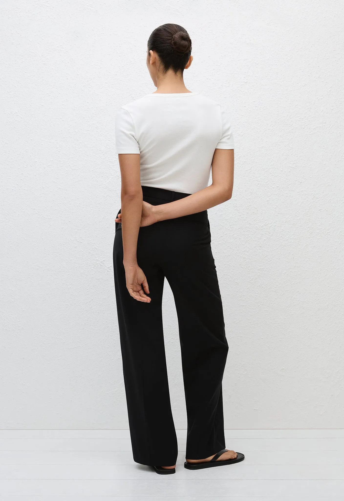 Relaxed Tailored Trouser - Black