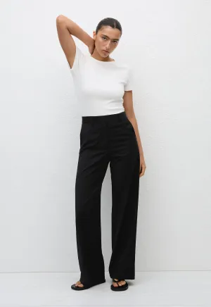 Relaxed Tailored Trouser - Black