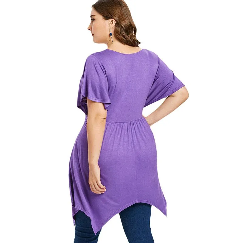 Retro Tunic Tops Women Clothes