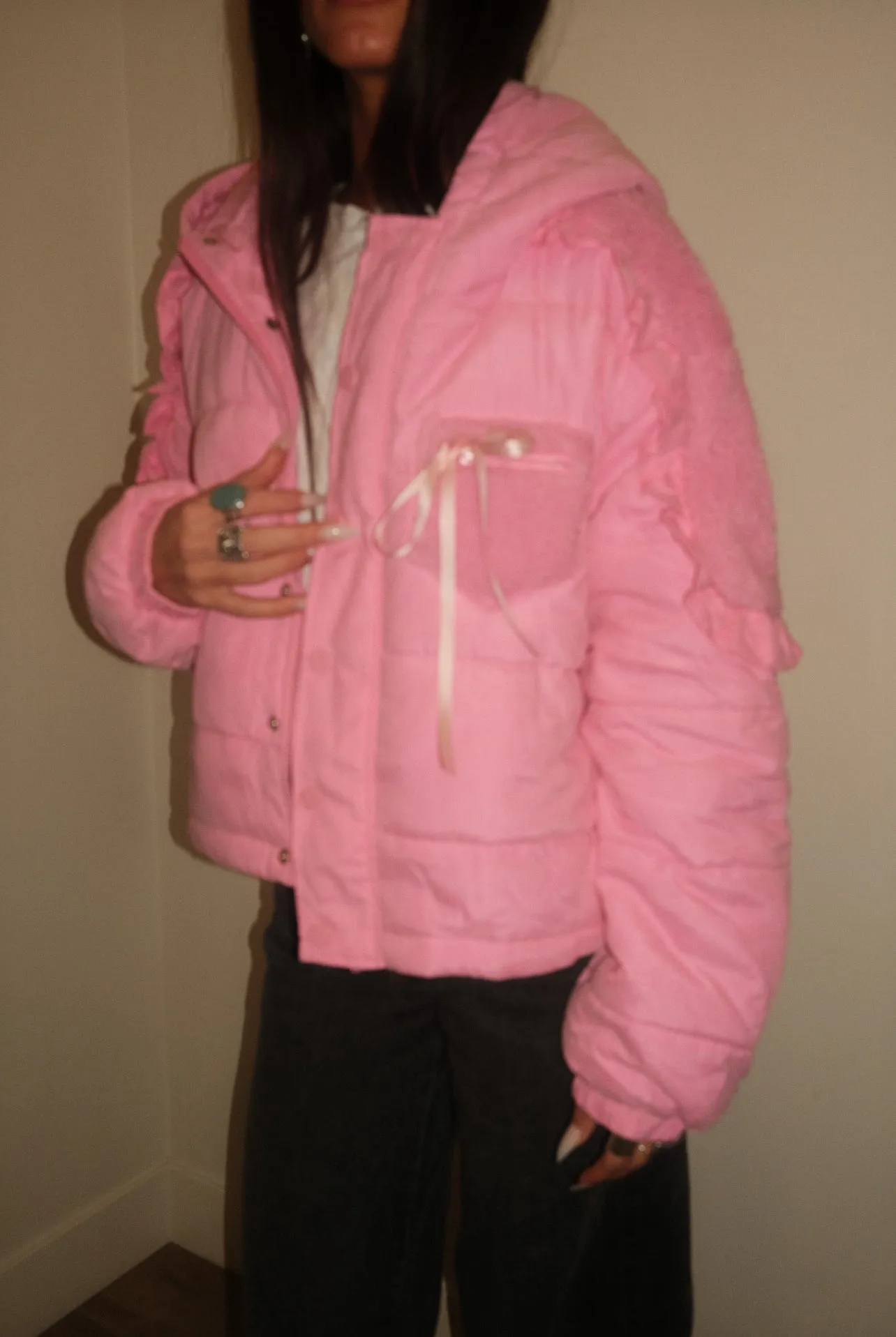 Riot Blushed Puff Jacket