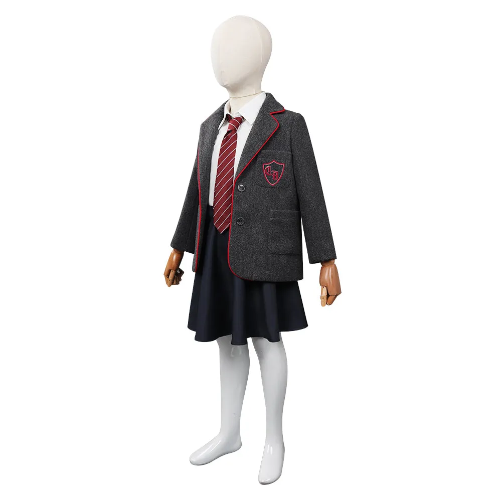 Roald Dahl’s Matilda the Musical Matilda Cosplay Costume Kids Children Uniform Skirt Shirt Coat Outfits