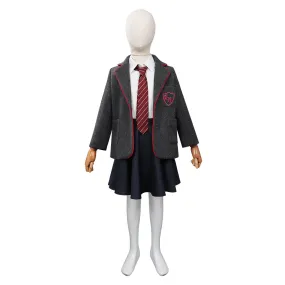 Roald Dahl’s Matilda the Musical Matilda Cosplay Costume Kids Children Uniform Skirt Shirt Coat Outfits