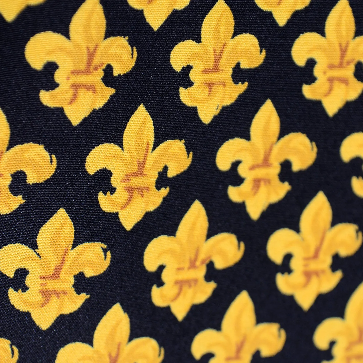 Salvatore Ferragamo Vintage Silk Yellow Fleur de Lis Print Blouse