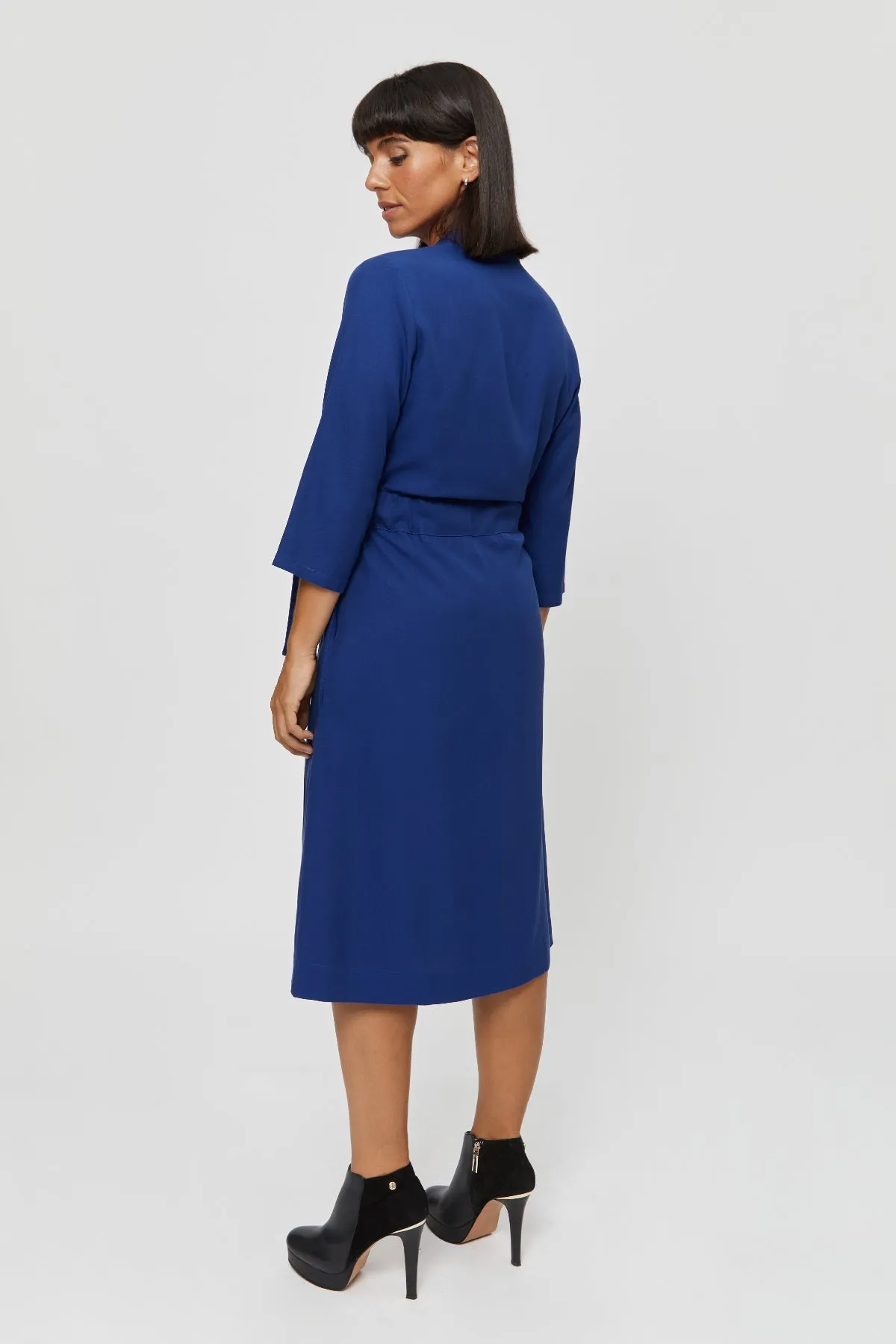 Sandra Dress Dark Blue