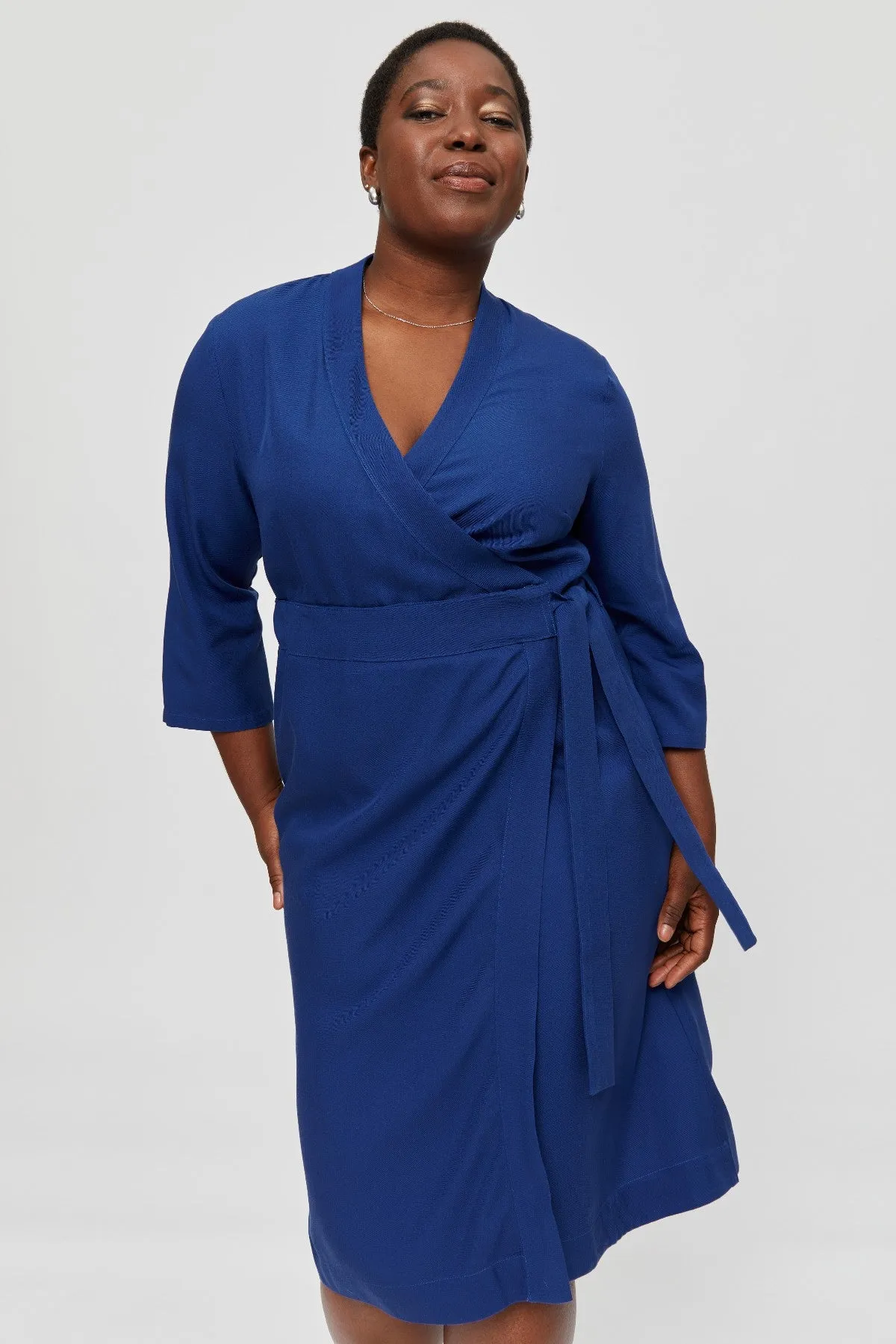 Sandra Dress Dark Blue