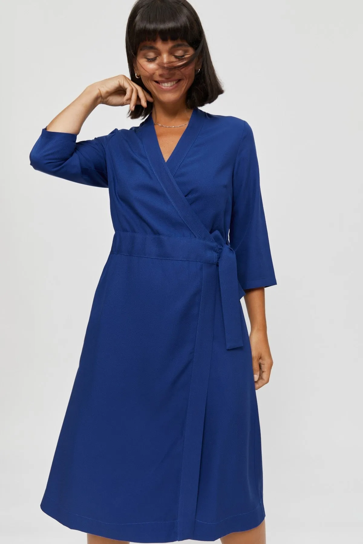 Sandra Dress Dark Blue