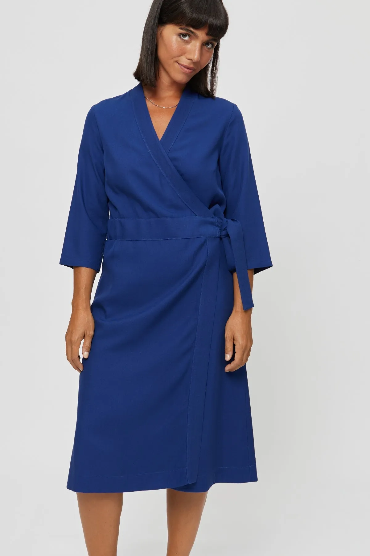 Sandra Dress Dark Blue