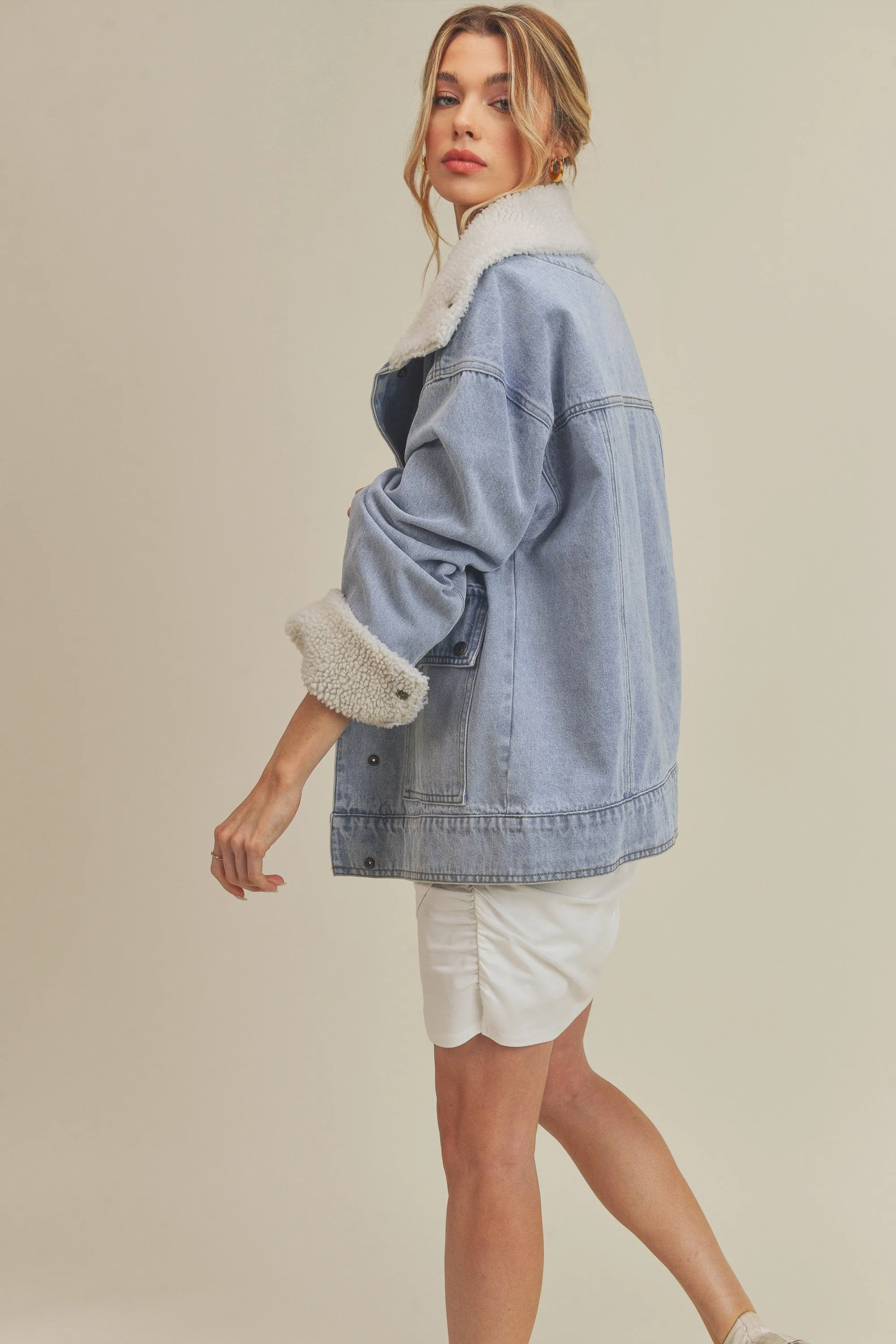 Sherpa Denim Jacket