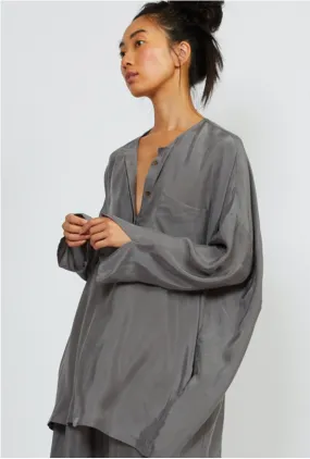 Shosh Collarless Tunic Dove