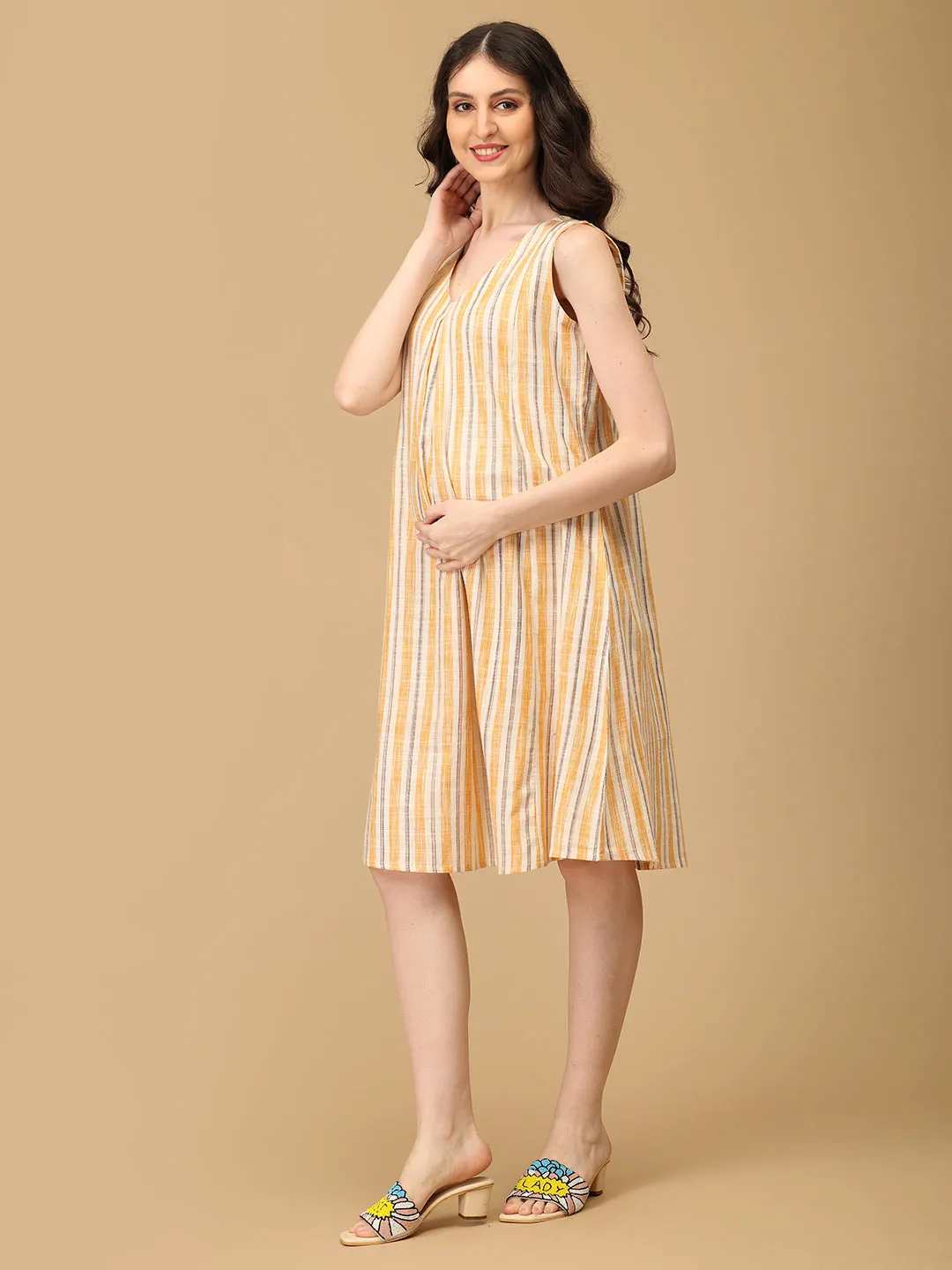 Smart Attire Maternity and Nursing Shacket Dress