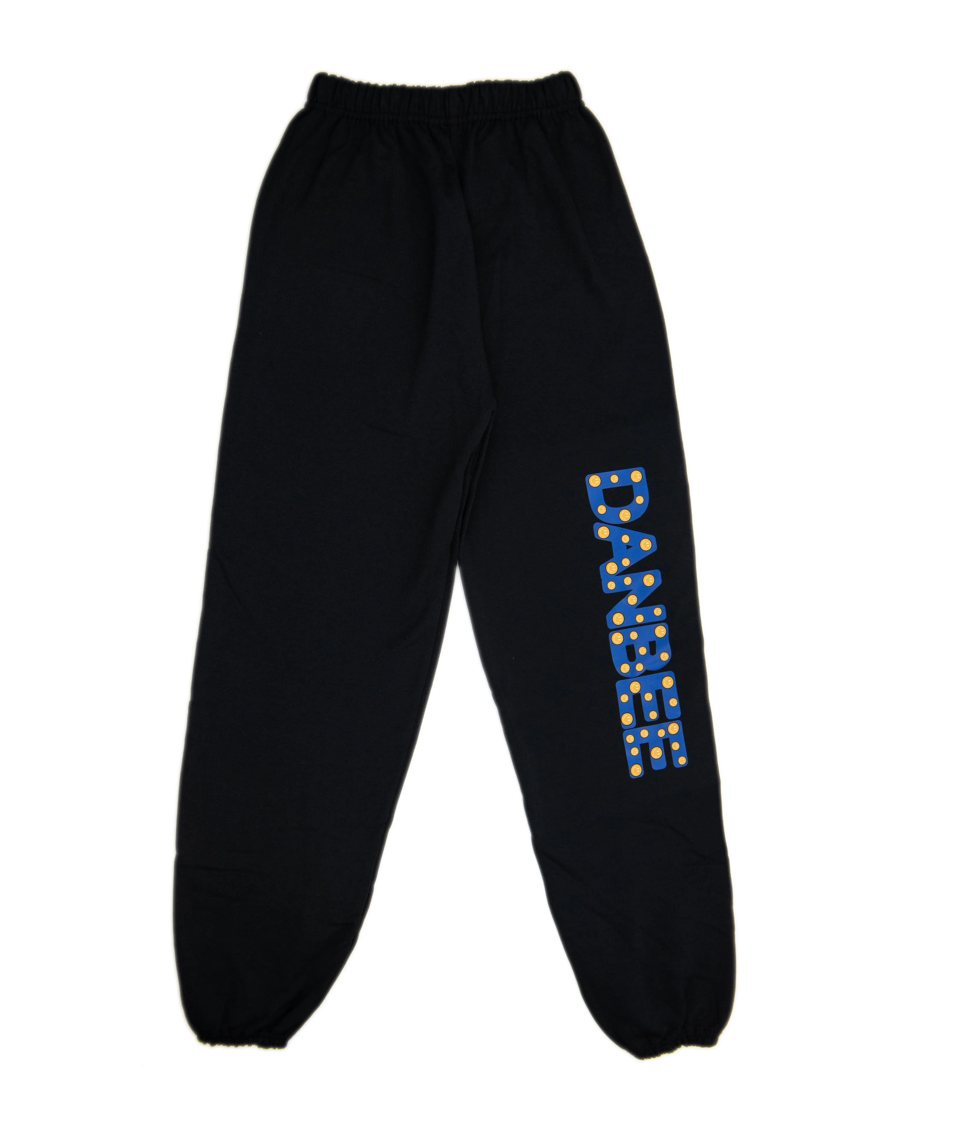 Smileys Black Camp Sweatpants