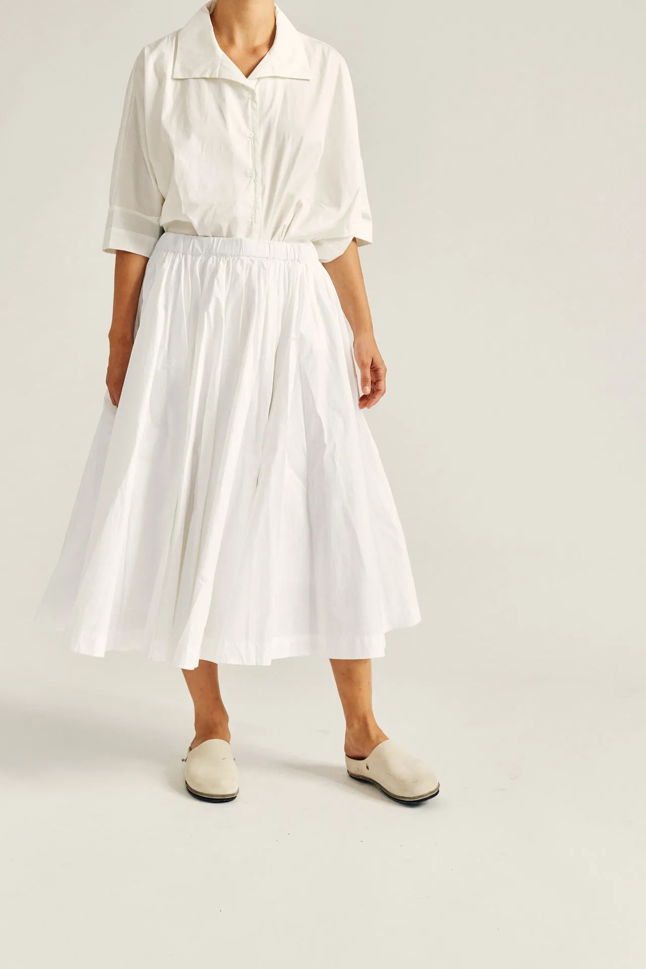 SOLEIL SKIRT - POP MID - WHITE