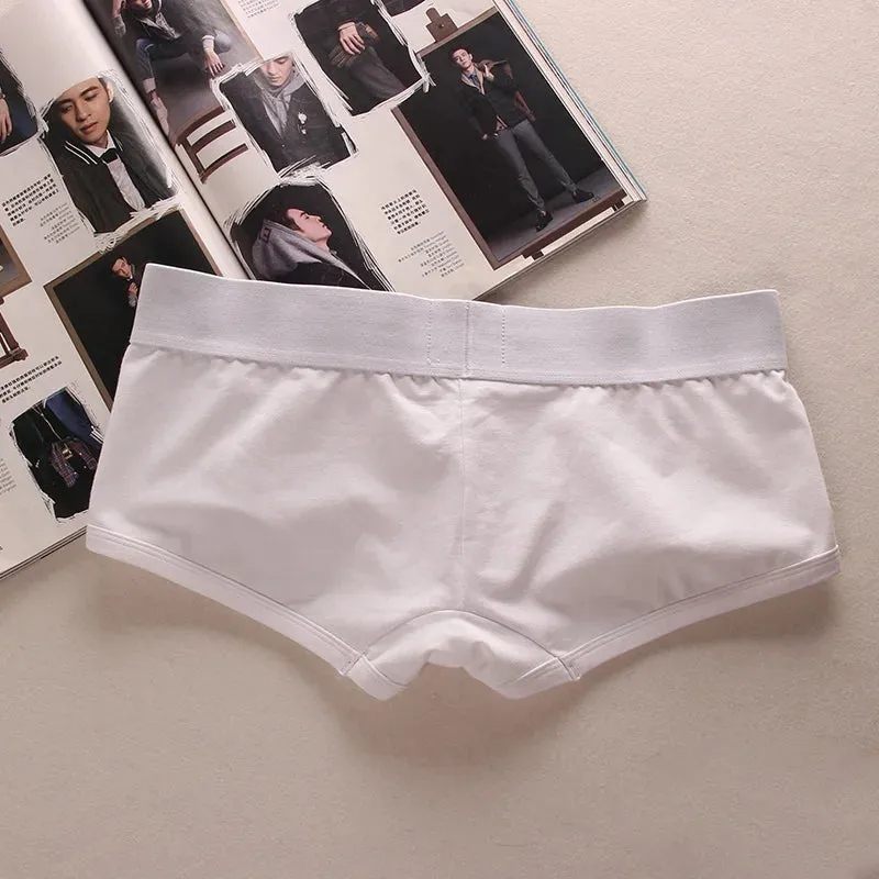 Solid with Letter 3Pcs Boxer Set