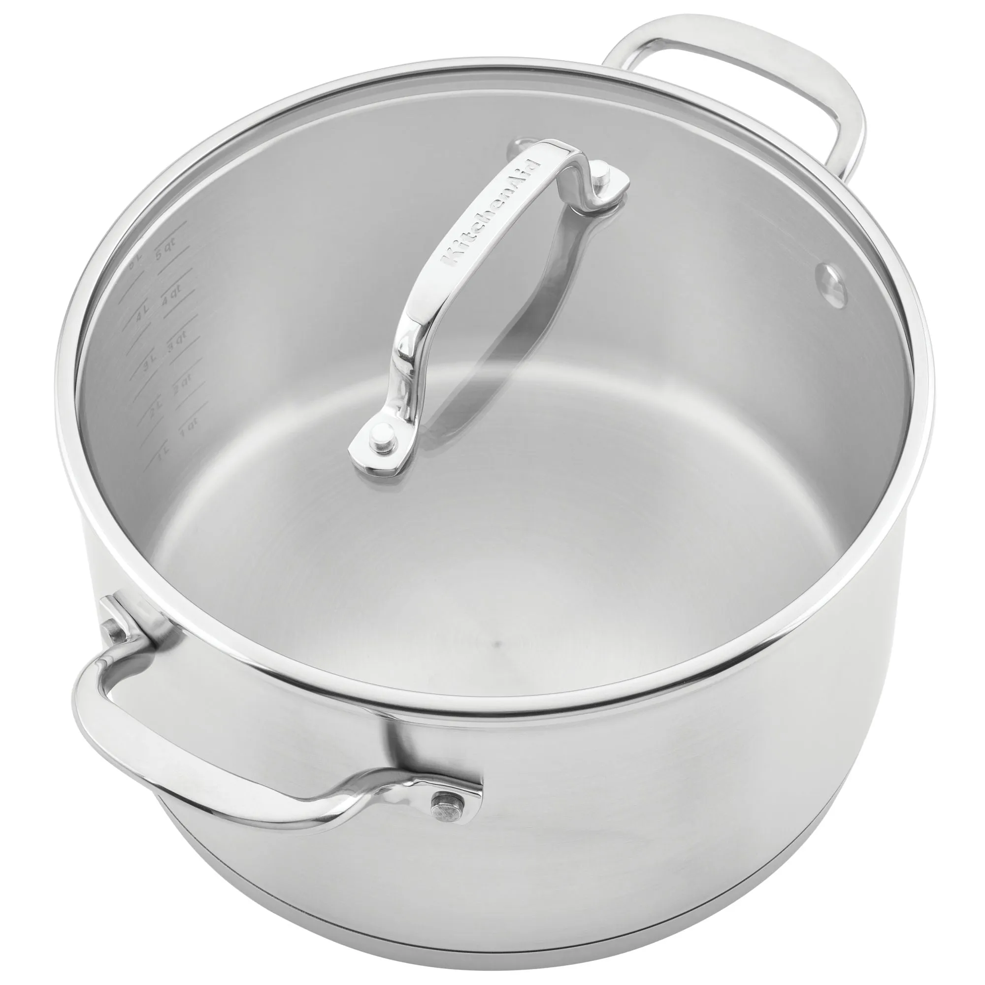 Stainless Steel 3-Ply Base 10-Piece Cookware Set