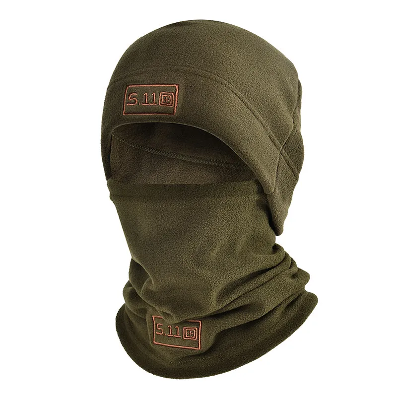 Stay Warm And Protected: Polar Fleece Balaclava Hood Face Mask For Cycling, Skiing, And Training