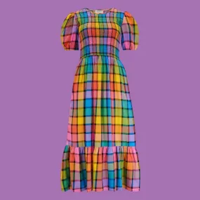 Sugarhill Brighton Yolanda Midi Shirred Dress