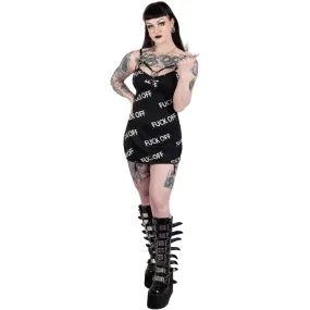 Switchblade Stiletto | F Off Garter Hoop Slip Dress