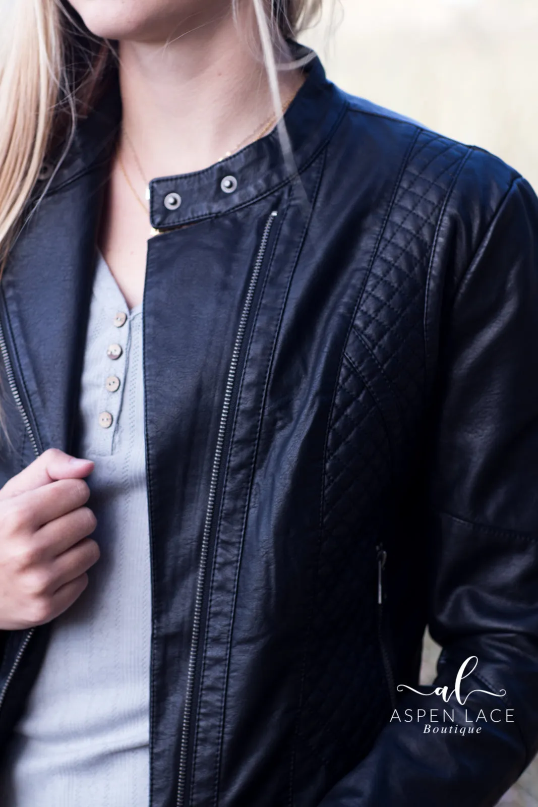 Tawny Moto Jacket (Black)