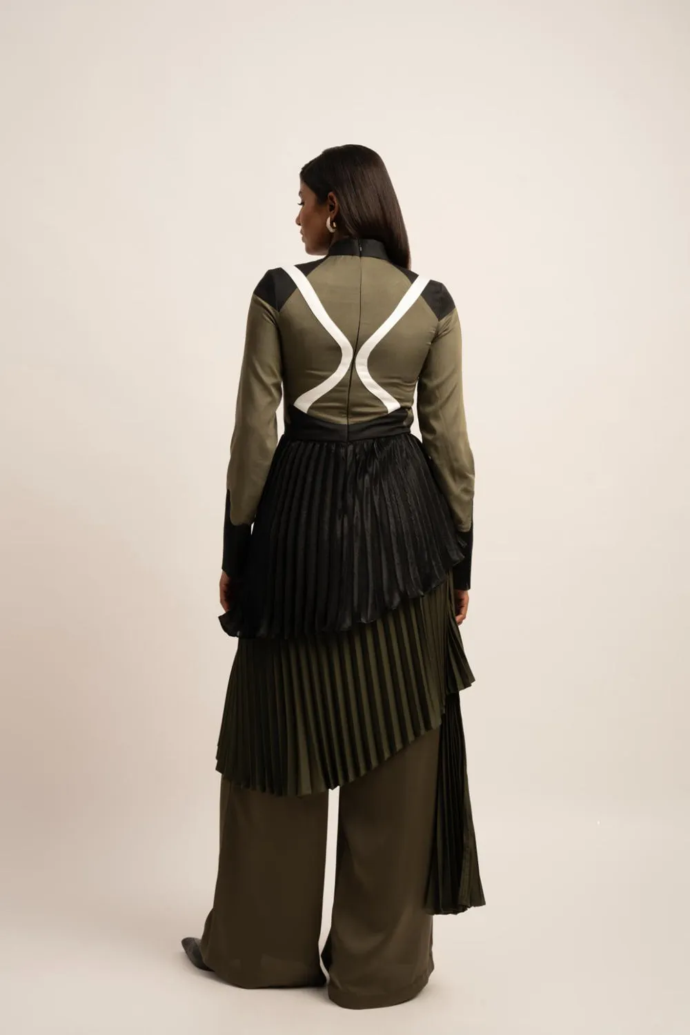 The Chaos Cascade Trousers & Skirt Set