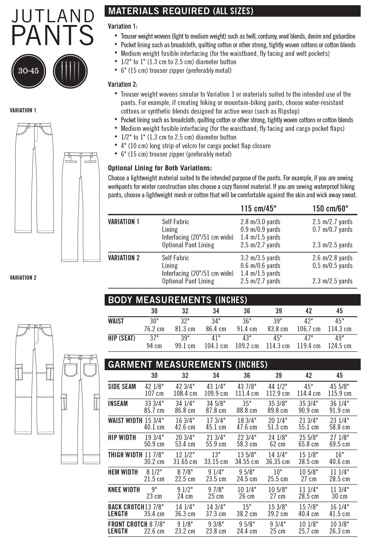 Thread Theory Jutland Pants PDF Pattern