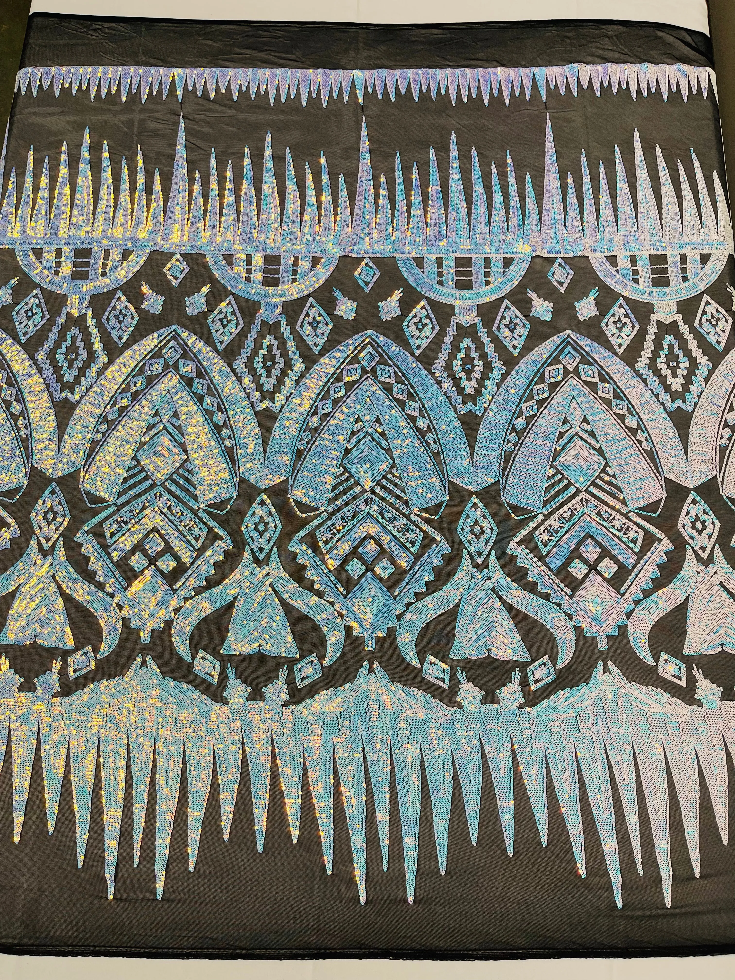 TRIBAL SEQUIN DESIGN (By The Yard)